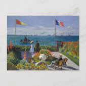 Claude Monet - Garden in Sainte-Adresse Briefkaart (Voorkant)