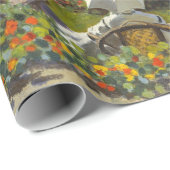 Claude Monet - Garden in Sainte-Adresse Cadeaupapier (Rol Hoek)