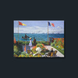 Claude Monet - Garden in Sainte-Adresse Canvas Afdruk<br><div class="desc">Garden te Sainte-Adresse / Terrace te Sainte-Adresse - Claude Monet,  Oil on Canvas,  1867</div>