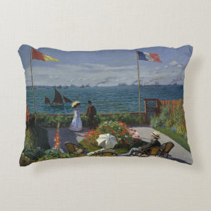 Claude Monet - Garden in Sainte-Adresse Decoratief Kussen