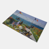 Claude Monet - Garden in Sainte-Adresse Deurmat (Schuin)