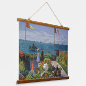 Claude Monet - Garden in Sainte-Adresse Hangend Wandkleed (Gebogen)