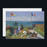 Claude Monet - Garden in Sainte-Adresse Kaart<br><div class="desc">Garden te Sainte-Adresse / Terrace te Sainte-Adresse - Claude Monet,  Oil on Canvas,  1867</div>