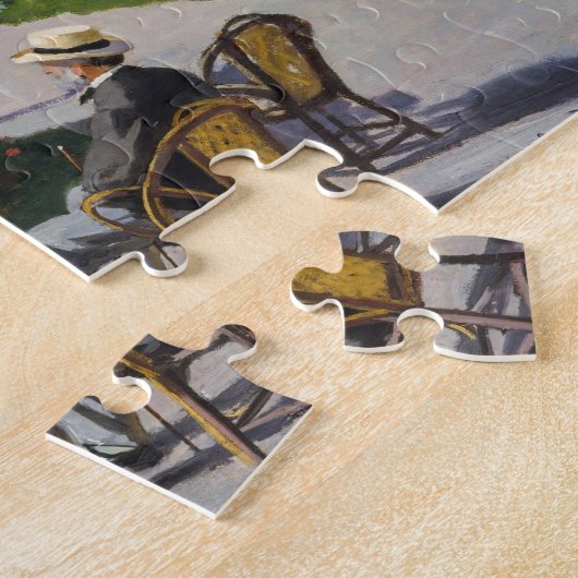 Claude Monet - Garden in Sainte-Adresse Legpuzzel (Zijkant)