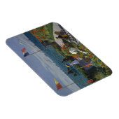 Claude Monet - Garden in Sainte-Adresse Magneet (Rechterzijde)