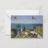 Claude Monet - Garden in Sainte-Adresse Notitiekaartje (Voorkant)
