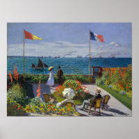 Claude Monet - Garden in Sainte-Adresse