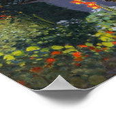 Claude Monet - Garden in Sainte-Adresse Poster (Hoek)