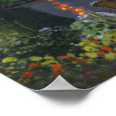 Claude Monet - Garden in Sainte-Adresse Poster (Hoek)