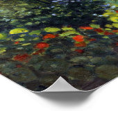 Claude Monet Garden in Sainte-Adresse Poster (Hoek)