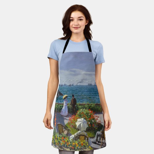 Claude Monet - Garden in Sainte-Adresse Schort (Gedragen)