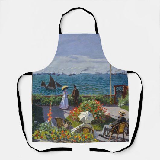 Claude Monet - Garden in Sainte-Adresse Schort (Voorkant)