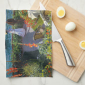 Claude Monet - Garden in Sainte-Adresse Theedoek (Quarter Fold)