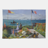 Claude Monet - Garden in Sainte-Adresse Theedoek (Horizontaal)