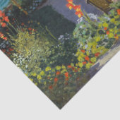Claude Monet - Garden in Sainte-Adresse Tissuepapier (Detail)