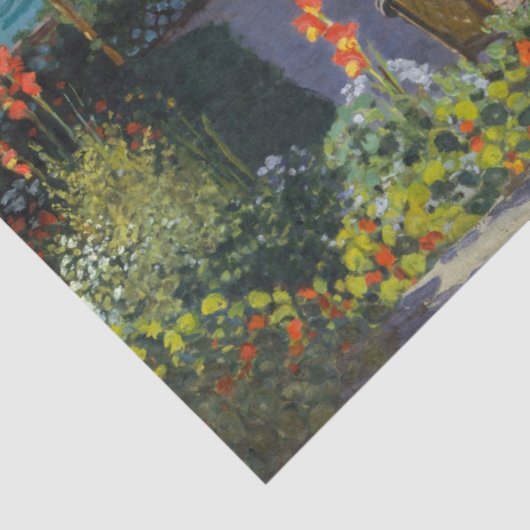 Claude Monet - Garden in Sainte-Adresse Tissuepapier (Detail)