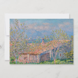 Claude Monet - Gardener's House in Antibes Kaart