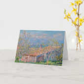 Claude Monet - Gardener's House in Antibes Kaart (Gele Bloem)