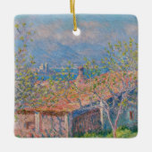 Claude Monet - Gardener's House in Antibes Keramisch Ornament (Voorkant)