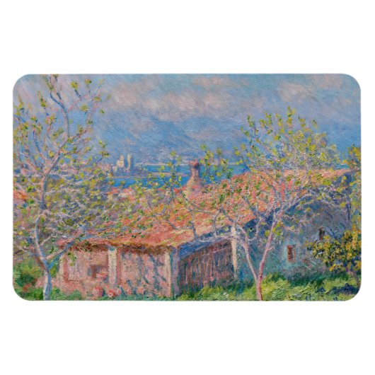 Claude Monet - Gardener's House in Antibes Magneet (Horizontaal)