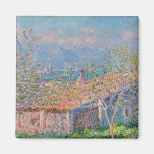 Claude Monet - Gardener's House in Antibes Magneet (Voorkant)
