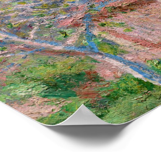 Claude Monet - Gardener's House in Antibes Poster (Hoek)