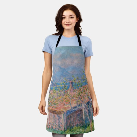 Claude Monet - Gardener's House in Antibes Schort (Gedragen)