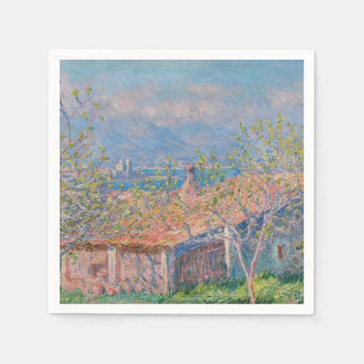 Claude Monet - Gardener's House in Antibes Servet (Voorkant)
