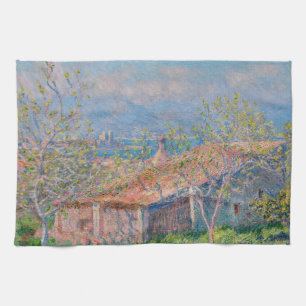 Claude Monet - Gardener's House in Antibes Theedoek