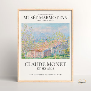 Claude Monet Gardener's House op Antibes Art Print