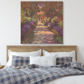 Claude Monet – Gartenweg – 1902 Canvas Afdruk (Insitu (Slaapkamer))