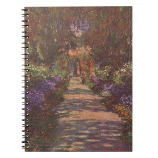 Claude Monet - Gartenweg - 1902 Notitieboek (Voorkant)