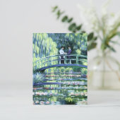 Claude Monet Gay Liefhebbers in de tuin Briefkaart (Staand voorkant)