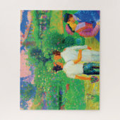 Claude Monet Gay Lovers AI Generated Legpuzzel (Verticaal)