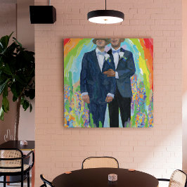 Claude Monet Gay Wedding AI Generated Poster