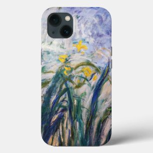 Claude Monet - Geel en Paars Irises Case-Mate iPhone Case