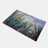 Claude Monet - Geel en Paars Irises Deurmat (Schuin)
