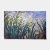Claude Monet - Geel en Paars Irises Deurmat (Voorkant)