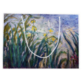 Claude Monet - Geel en Paars Irises Groot Cadeauzakje (Achterkant)