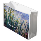 Claude Monet - Geel en Paars Irises Groot Cadeauzakje (Voorkant Gekanteld)