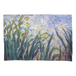 Claude Monet - Geel en Paars Irises Kussensloop