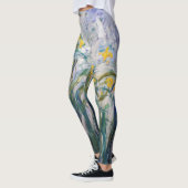 Claude Monet - Geel en Paars Irises Leggings (Links)