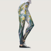 Claude Monet - Geel en Paars Irises Leggings (Rechts)