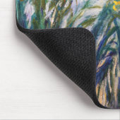 Claude Monet - Geel en Paars Irises Muismat (Hoek)