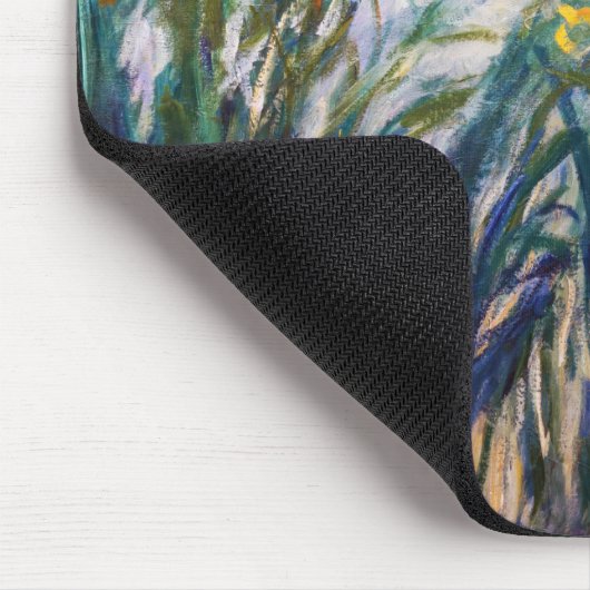 Claude Monet - Geel en Paars Irises Muismat (Hoek)