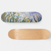 Claude Monet - Geel en Paars Irises Persoonlijk Skateboard (Horizontaal)