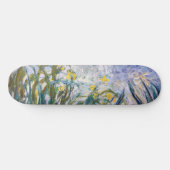 Claude Monet - Geel en Paars Irises Persoonlijk Skateboard (Horizontaal)