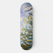 Claude Monet - Geel en Paars Irises Persoonlijk Skateboard (Voorkant)