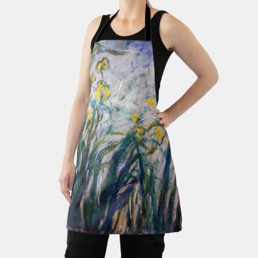 Claude Monet - Geel en Paars Irises Schort (Insitu)