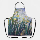 Claude Monet - Geel en Paars Irises Schort (Voorkant)